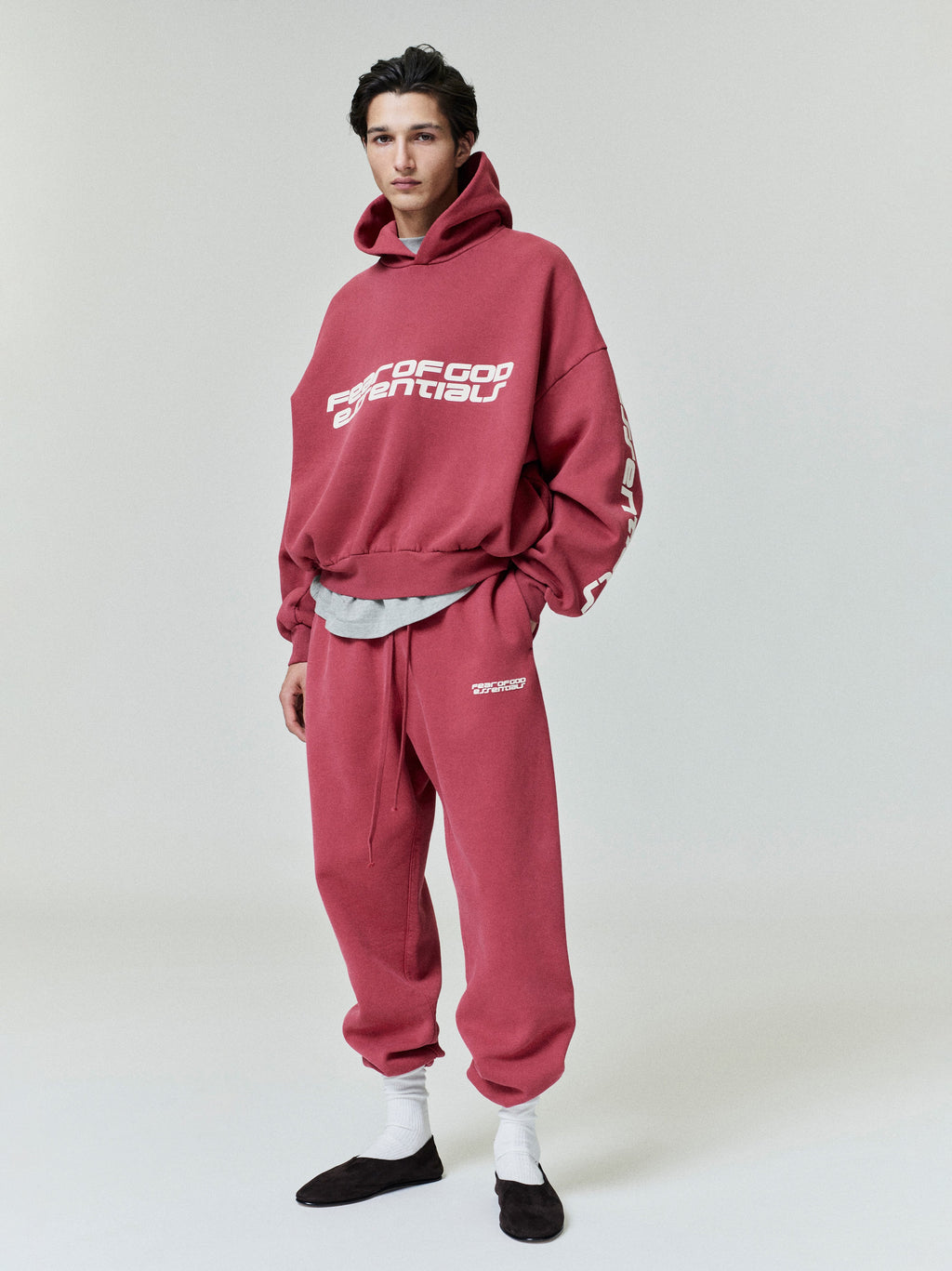 Cropped Relaxed Hoodie