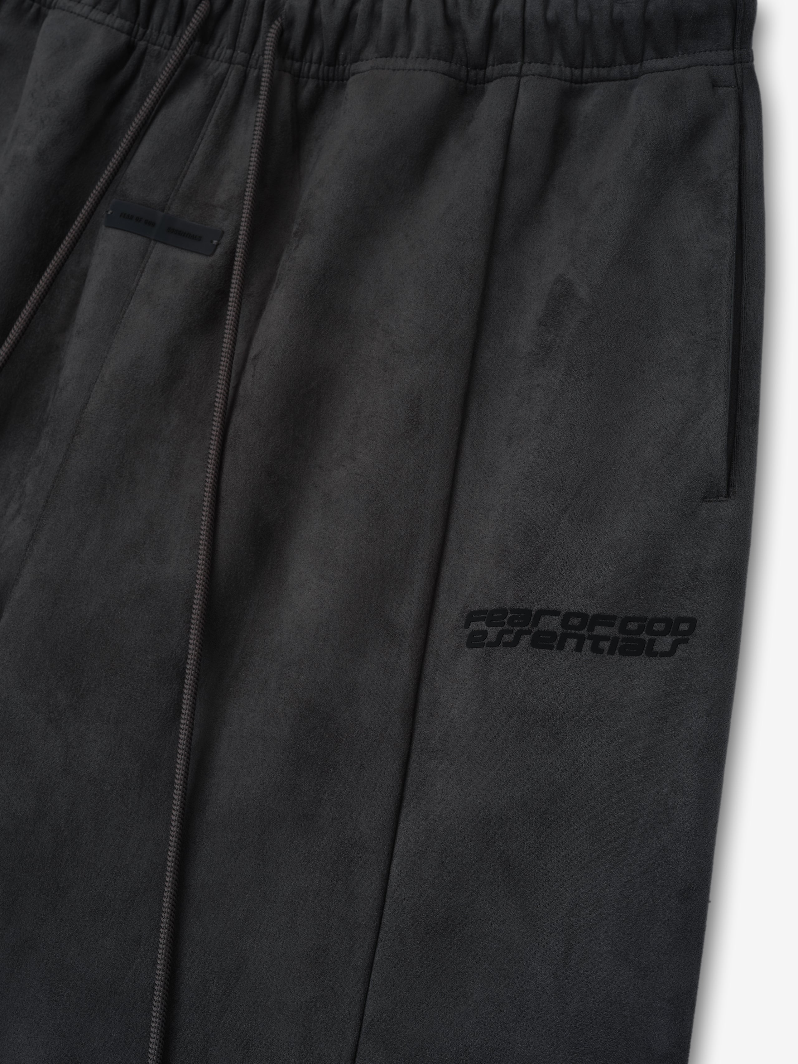 Suede Fleece Flare Sweatpant
