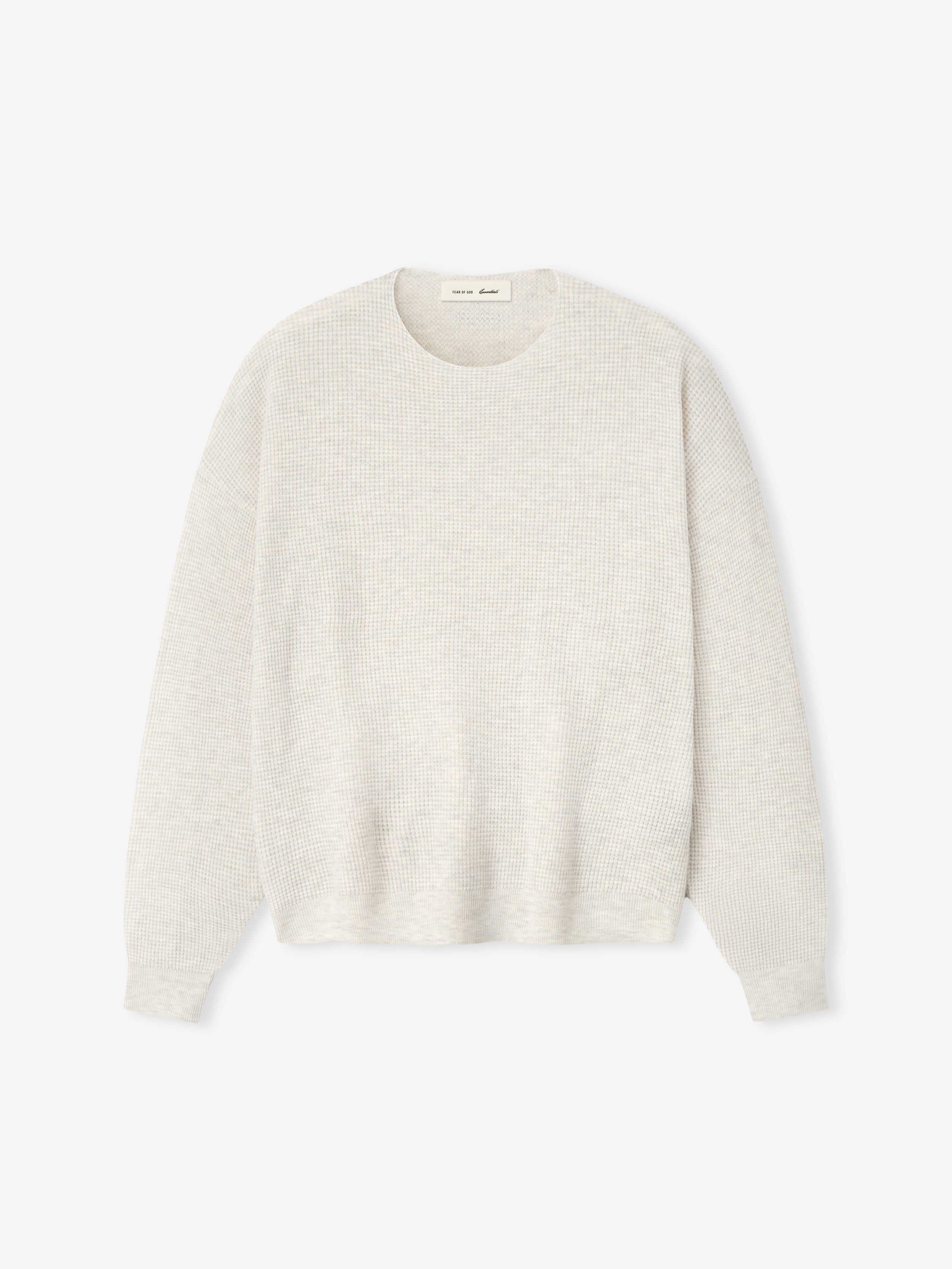 Signature Waffle 90s Crewneck Sweater